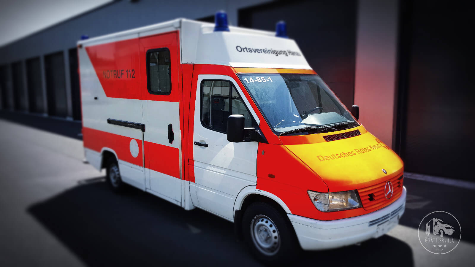 Rettungswagen rechte Seite